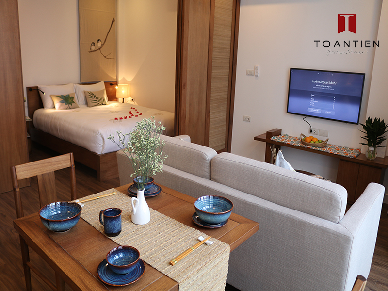 3 căn hộ 1 phòng ngủ đẹp mê ly tại Toan Tien Housing
